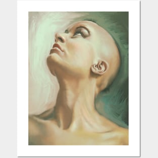 Looking up portrait Posters and Art